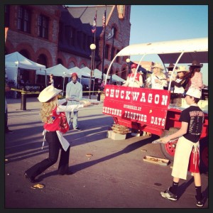 Catching pancakes :)