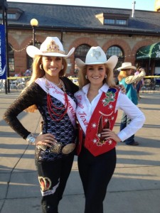 Miss Rodeo America, Chenae' Shiner and I 