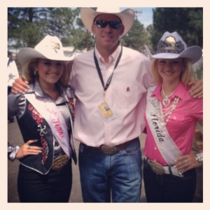 With Cheyenne Host and Jenna, Miss Rodeo FL