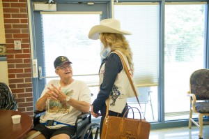 I loved meeting this Nebraskan veteran