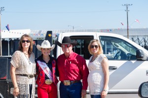Miss Burwell Rodeo Judges: Theresa Petska, Ray Keller and Lori Bortner Harding