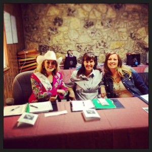 Kendall County Fair Queen Contest with Karen Lloyd and Courtney (Warden) Billings, MRT 2000