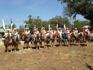Heritage Riders at the Bandera Parade.  1st place winners!