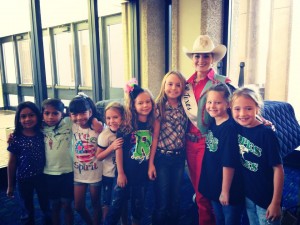 Touring the Symposium with this class of elementary students was an adventure!