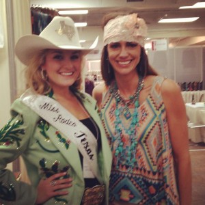 With Jennifer Smith while she was promoting their new STS Ranchwear line