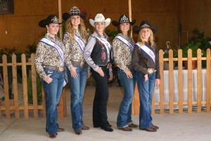 KCFA Queens Court Emily Hare, Sterling Krum, (me) Tiffani Beck and the adorable Natalie Burkholder