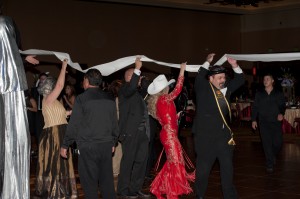 Congo Line at Rey Feo Fiesta