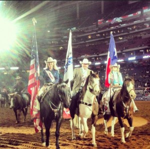 Arena w flags and paige