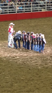 Mutton bustin w maddie