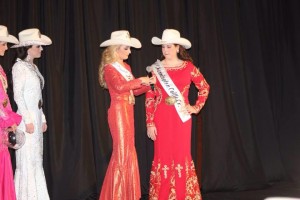 Pageant on stage