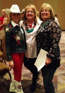 Cowgirl Kick Off with Kristi Sampson of Kristi Q Designs and Gayle Plackemeir.